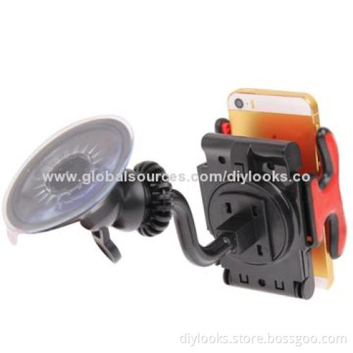 Luxury Leather Skin Dual-use Universal Car Mount